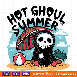 funny ghost hot ghoul summer svg digital download files