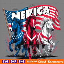 retro merica horse usa flag png digital download files