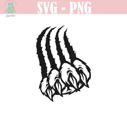 animal claw scratch svg | wild beast clipart | monster scratch cut file | wild creature stencil | wild grizzly bear claw