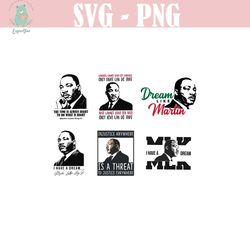 martin luther king quote pngs, civil rights sublimation files, mlk t-shirt design bundle