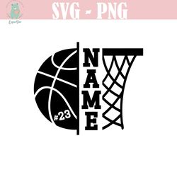 basketball net svg, basketball split name frame svg, basketball mom cut file, basketball monogram svg, svg files for cri