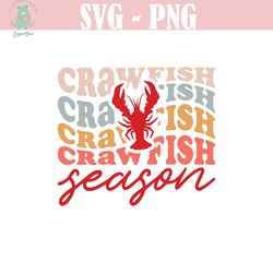 crawfish season svg louisiana cut file for cricut, silhouette, retro mardi gras png, boho crawfish quote, mardi gras shi