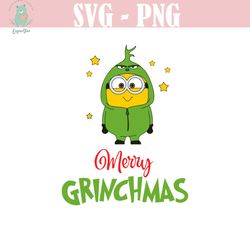 grinch minion christmas svg, eps, png,jpg,svg,dxf, funny character for shirt, mug craft layered by color, cricut cut fil