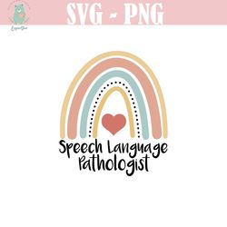speech language pathologist svg, speech therapist svg, rainbow print svg, shirt, speech svg, instant download