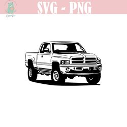dodge ram american pick up truck png svg, cut file, drawing ,illustration, ram vector, dodge ram svg, no background