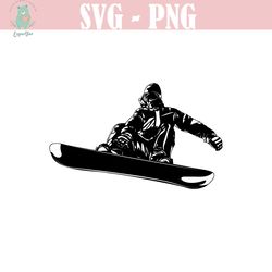 snowboard jump svg | winter svg | snowboarding t-shirt decal gift illustration | cricut silhouette cut file | clipart di