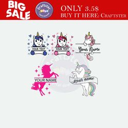 unicorn svg bundle, colorful unicorn head vector, unicorn rainbow svg, digital download svg png eps jpg