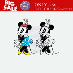 minnie mouse vintage retro svg, dxf, eps, ai, cdr vector files for cricut, silhouette, cutting plotter, png file for sub