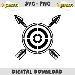 archery logo svg | archery target svg | archery svg | arrow svg | archery clipart | archery svg files for cricut | png