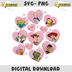 toy story heart disney valentine png