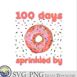 retro 100 days sprinkled by png