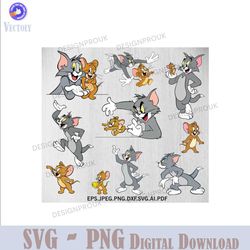 tom & jerry svg bundle