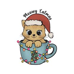 baby cat christmas sublimation