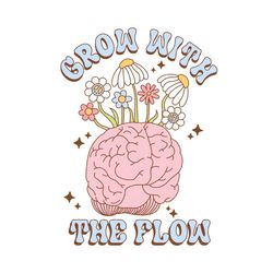 grow with the flow mental health png