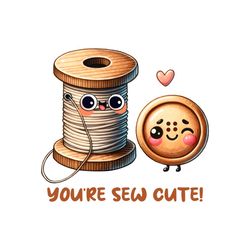 sew cute sewing pun png