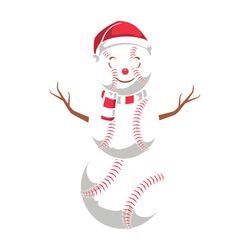 snowman baseball winter xmas