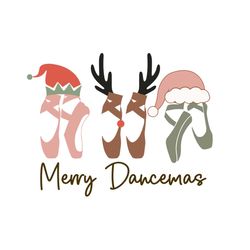 merry dancemas christmas ballet shoes