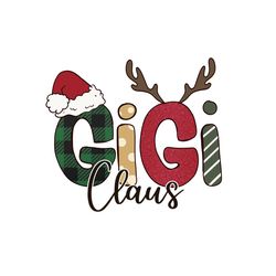 personalized gigi claus sublimation png