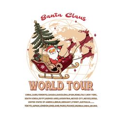 santa claus world tour png