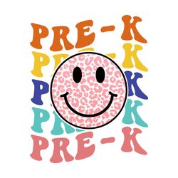 prek retro groovy png sublimation