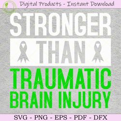 stronger than traumatic brain injury svg