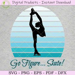 go figure skate/tshirt design