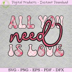 all you need is love sublimation