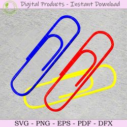 school paper clips vector images