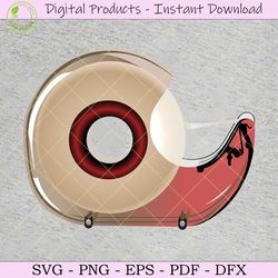 scotch tape machine vector graphic image