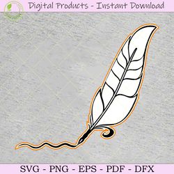 feather pen 'fountain pen' vector icon