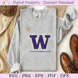 college football playoff washington svg