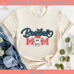 baseball mom college svg png cut file