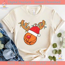 basketball football christmas hat lights