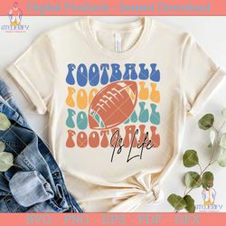 football is life retro svg design