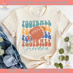 football grandma retro svg design