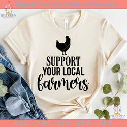 support your local farmers svg design