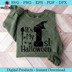 it's my first halloween svg tshirt