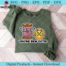 sew cute sewing puns svg