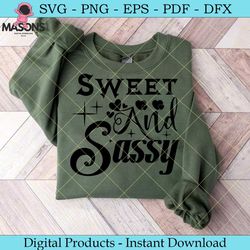 sweet and sassy baby svg