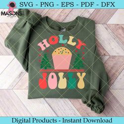 Holly Jolly undefined Christmas Svg