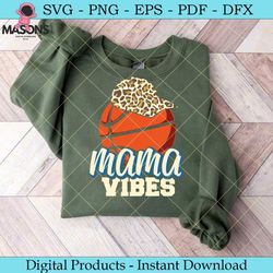 mama vibes basketball leopard