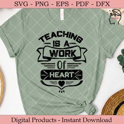 teaching is a work of heart.