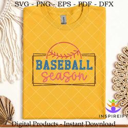 baseball season retro svg