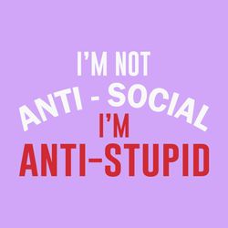 i'm not antisocial