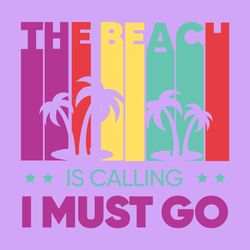 the beach is calling i must go vintage