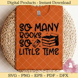 so many books so little time ‍svg design