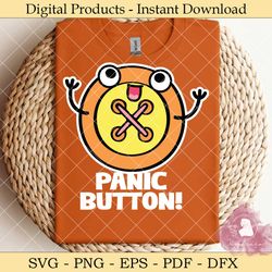 panic button sewing puns svg