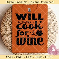 will cook for wine svg