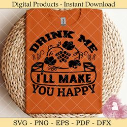 drink me i'll make you happy svg