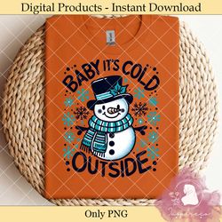 baby it's cold outside snowman png